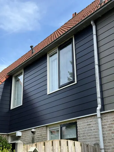 Keralit gevelbekleding in Almere voor twee gevelvlakken – foto 2