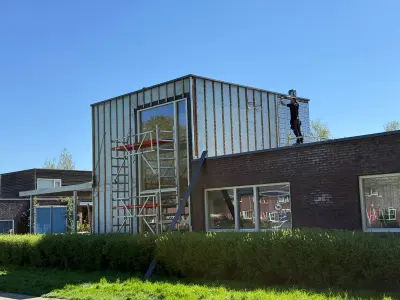 Keralit gevelbekleding voor een vrijstaande woning en dakopbouw in Almere, 80m2 – foto 27
