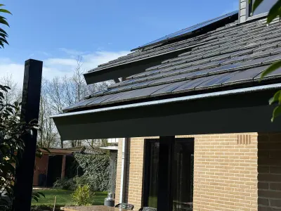 Renovatie dakrandbekleding met Colorcoat HPS in Hengelo – foto 14