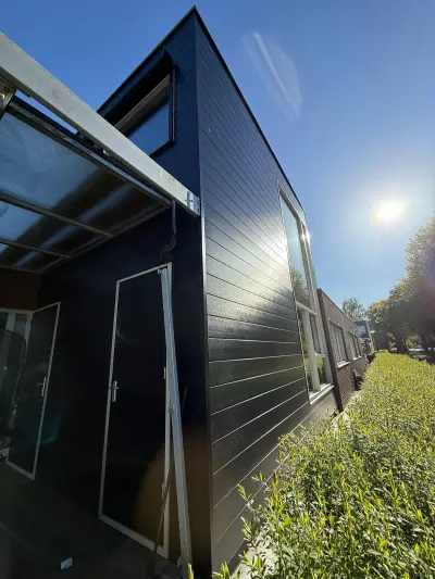 Keralit gevelbekleding voor een vrijstaande woning en dakopbouw in Almere, 80m2 – foto 10