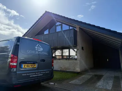 Renovatie dakrandbekleding met Colorcoat HPS in Hengelo – foto 7