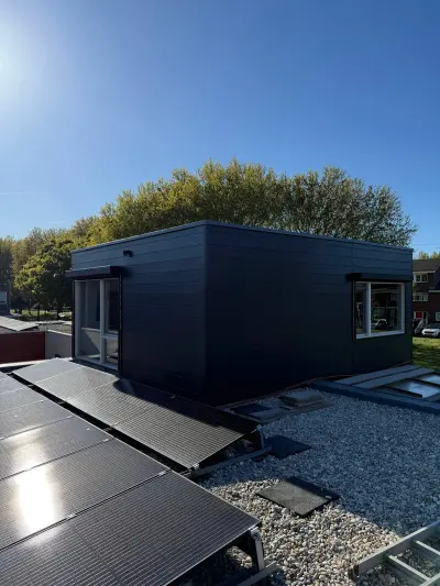 Keralit gevelbekleding voor een vrijstaande woning en dakopbouw in Almere, 80m2 – foto 21