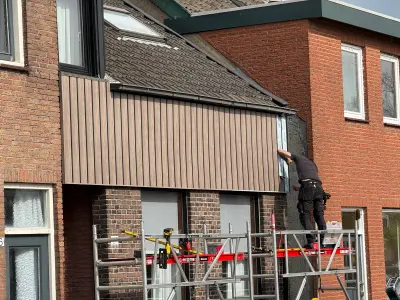 Gevelbekleding vervangen in Hengelo met Keralit – foto 6