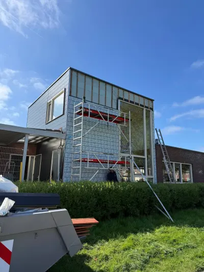 Keralit gevelbekleding voor een vrijstaande woning en dakopbouw in Almere, 80m2 – foto 26
