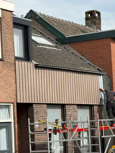 Gevelbekleding vervangen in Hengelo met Keralit – foto 7