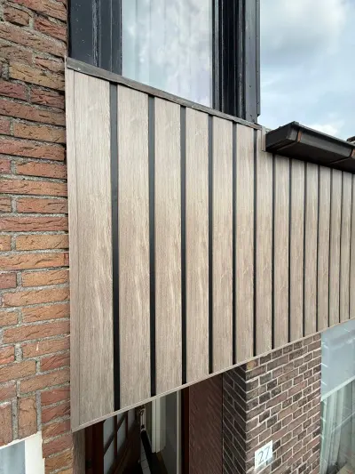 Gevelbekleding vervangen in Hengelo met Keralit – foto 3