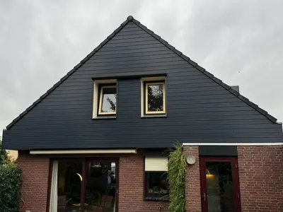 Renovatie Gevelbekleding in Almelo met Keralit – foto 3