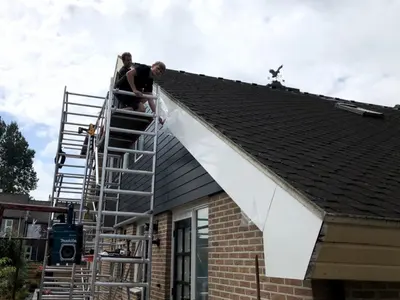 Vervangen van complete gevelbekleding Nieuw-Amsterdam – foto 7
