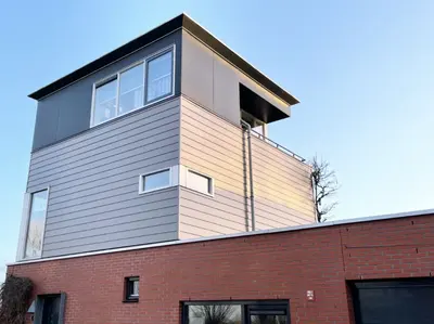 Keralit gevelbekleding voor drie woningen in Zwolle