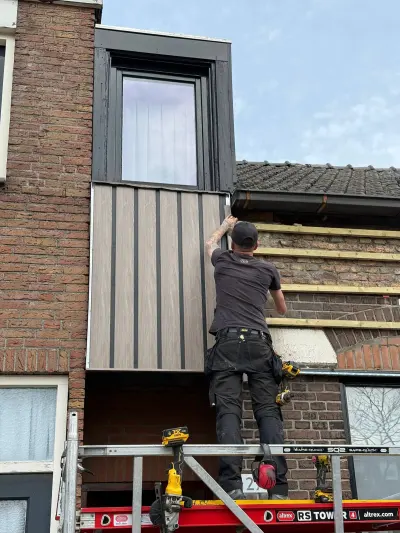 Gevelbekleding vervangen in Hengelo met Keralit – foto 10