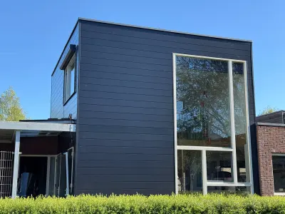 Keralit gevelbekleding voor een vrijstaande woning en dakopbouw in Almere, 80m2 – foto 3