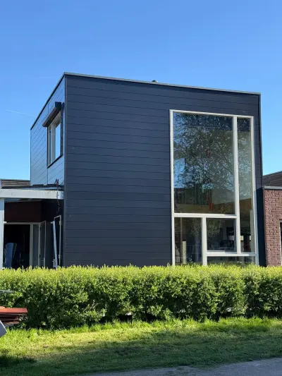 Keralit gevelbekleding voor een vrijstaande woning en dakopbouw in Almere, 80m2 – foto 12