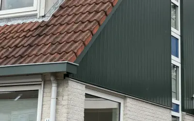 Duurzame gevel in Vries