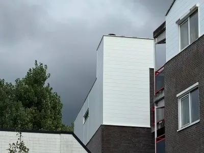 Keralit gevelrenovatie van 400 m² voor een VvE in Hilversum – foto 11