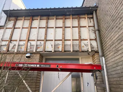 27 m² Keralit gevelbekleding voor drie woningen in Zwolle – foto 18