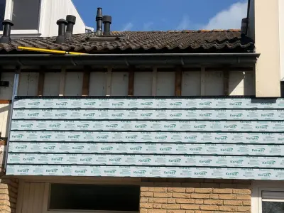 27 m² Keralit gevelbekleding voor drie woningen in Zwolle – foto 15