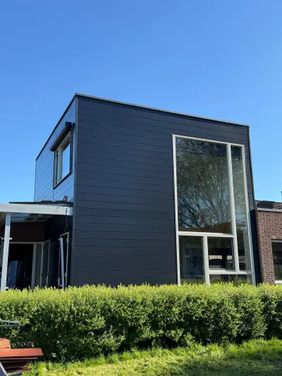 Keralit gevelbekleding voor een vrijstaande woning en dakopbouw in Almere, 80m2 – foto 15