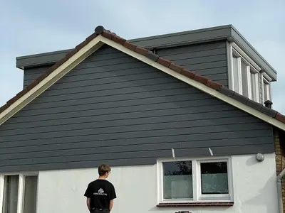 Keralit gevelbekleding in Enschede