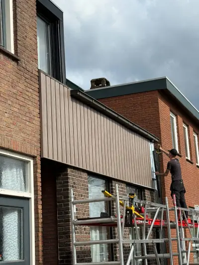 Gevelbekleding vervangen in Hengelo met Keralit – foto 5