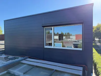 Keralit gevelbekleding voor een vrijstaande woning en dakopbouw in Almere, 80m2 – foto 8