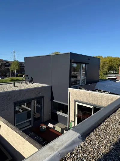 Keralit gevelbekleding voor een vrijstaande woning en dakopbouw in Almere, 80m2 – foto 18