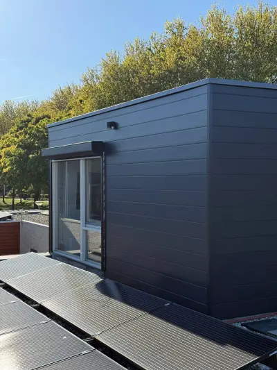 Keralit gevelbekleding voor een vrijstaande woning en dakopbouw in Almere, 80m2 – foto 7