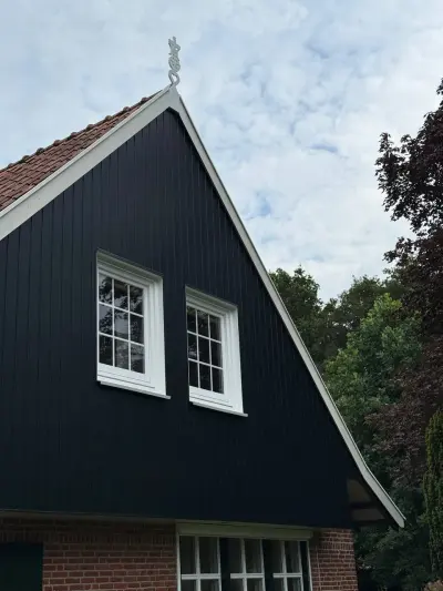 Houten gevelbekleding vervangen met Kunststof Keralit Gevelbekleding in Eibergen – foto 4